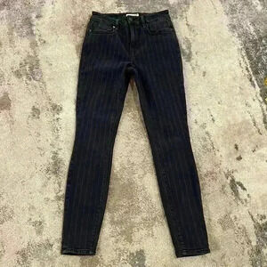 Women’s Black w/Brown Stripes Unpublished Jeans